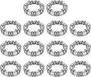 uxcell Bicycle Crank Ball Bearing 3/16Inch (5mm) x 7 Balls, 14pcs Replacement Ball Bearings for Bottom Bracket Bearings Bike Wheel Frame Bearing Repair