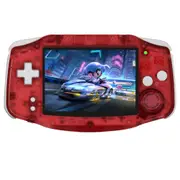 ANBERNIC RG34XX Game Console 32GB+128GB Transparent Red