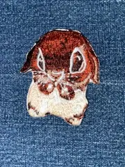 BABY BUNNY Embroidered PATCH Sew Iron NEW (6.24)