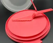 TUPPERWARE Toys Play set Miniature Cake Carrier & Server Pink NEW