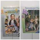 1996 Ravensburger Sealed 500 And 60 Piece Wizard Of Oz Puzzles