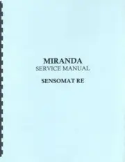 Miranda Sensomat RE Camera Service & Repair Manual Reprint