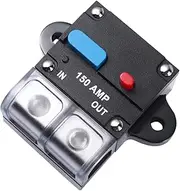 ETHZZLE 150a Auto Circuit Breaker Resettable Self-recovery for Dc Systems High Amp Protection Mounts Flat or Wall