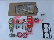 for kubota D782 Overhaul Rebuild kit Piston + Ring Full Gasket Bearing