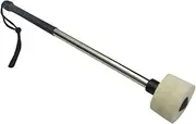OFFIGAM Stainless Steel Handle Snare Drum Mallet with Wool Felt Head Durable Drumstick for Percussion Instruments Comfortable Grip for Musicians and Marching Bands