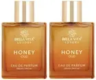 Bella Vita Luxury Oud Eau De Honey Man And Women Perfume Long Lasting -Pack Of 2