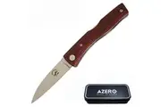 Azero Cocobolo Wooden Pocket Knife 175mm Overall Length (A231023)