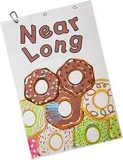 Golf Bag Towel - Golf Ball Cleaning Microfiber Towel with Carabiner Clip | Putting Green Stuff for Grip Maintenance Course Play Training