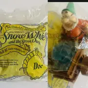 Vintage 1992 McDonald’s Disney Snow White and The Seven Dwarfs Doc With Jewel