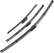 MCFPGFVKNA Wiper LHD Front Rear Wiper Blades Set Windshield Windscreen 26"18"11" Compatible With Seat Compatible With Ateca 2016 2017 2018 2019 2020 wiper