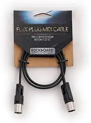 RockBoard 5pin DIN Flat MIDI Patch Cable - Digital Signal Patching - 60cm