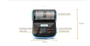 Thermal Printer 80mm Takeaway Wireless Handheld Lable Printer
