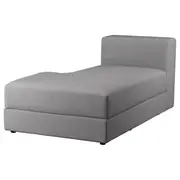 JÄTTEBO chaise longue module, left, Tonerud grey