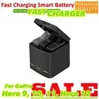 3in1 Multi-function Battery Dock Storage Charging Box for GoPro Hero12/ 11/10/9