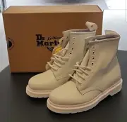 Dr. Martens 1460 Mono White Boots Men 7 Women 8 BRAND NEW