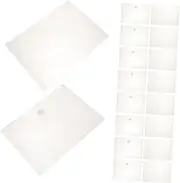 GANAZONO 20pcs File Storage Bags Plastic File Folders Document Organizers for Office Supplies Easy to Sort