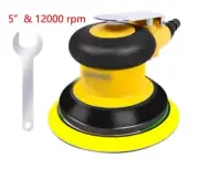 5” Air Palm Pneumatic Round Grinder Polishing Sanding Machine Orbital Sander