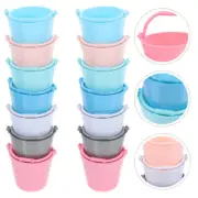 14 Pcs Play Model Miniature Bucket Cleaning Tools Toys Child Pail