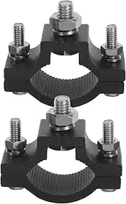 BESTYASH 2pcs Aluminum Motorcycle Spotlight Mount Brackets Universal Tube Clamp Fog Light Holder For Motorcycle Scooter Bike Handlebar