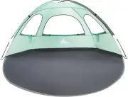 Beach Tent Sun Shade Shelter 3-6 Person UV Protection, Mesh Windows, Carry Bag