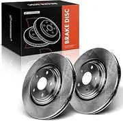 A-Premium 12.91 inch (328mm) Front Vented Disc Brake Rotors Compatible with Select Toyota and Lexus Models - Highlander 2008-2019, Sienna 2011-2020, NX200T 2015-2017, NX300, NX300H, RX350, RX450H
