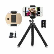 Ubeesize Portable Camera Stand Holder Tripod Wireless Remote and Universal Clip