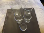 Vintage Pyrex Glass Beaker 100ml, 250ml, 100ml (2), 50ml Laboratory Set - UNUSED