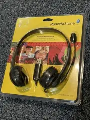 Rosetta Stone Headset Microphone USB For Language Learning Software