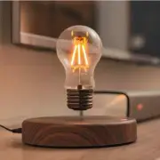 Magnetic Levitation Lamp Creativity Floating Glass LED Bulb Night Light Decor