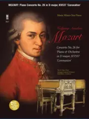 Mozart Concerto No. 26 in D Major KV537 Coronation Sheet Music Book 000400007