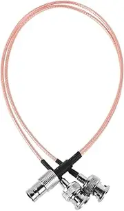 Female to Male Antenna Adapter Cable Dual Shielded Coaxial Extension Wire for CCTV Video Equipment and Tv High Frequency Signal Stability Broad Compatibility Exceptional Clarity