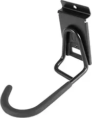 COHEALI Double Hooks Bike Storage Rack Heavy Duty Wall Mounted Warehouse Hook for Organizing Bikes Black Durable with Slip Coating Easy Installation for Garage Shed