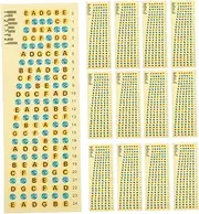 SWOOMEY 20pcs Guitar Fretboard Notes Stickers Fretboard Scale Markers for Beginners Non-damaging Adhesive Guitar Accessories