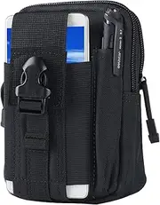 Tactical Waist Bag, SYIDINZN Universal Outdoor EDC Military Holster Waist Wallet Pouch Phone Case Gadget Pocket for iPhone X 8 7 6 6s Plus Samsung Galaxy S8 S7 S6 S5 S4 S3 Note 8 5 4 3 2 LG G5 LG HTC