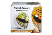 Power Rangers Lightning Collection Mighty Morphin White Ranger Premium Collector Helmet Full-Scale for Display, Roleplay, Cosplay