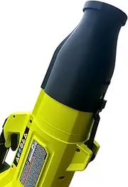 Short Stubbie Nozzle Compatible with Ryobi Whisper 40V Leaf Blowers – Perfect for Shop Cleanup & Car Drying Suits Whisper 730, 650, & 600 CFM Leaf Blowers - Black Nozzle Accessory