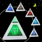 With Night Light Bedside Clocks Thermometer Meter Number Clock Alarm Clock