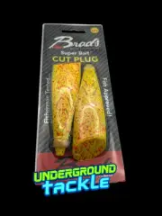 BRAD’S 2-Pack Super Bait Cut Plug UV “HOT LAVA” type Lure NEW