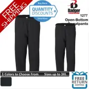 Badger Men Open-Bottom Blend Sweatpants side seam pockets Up To 3XL 1277