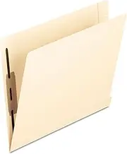 Pendaflex Laminated End-Tab Folders with 2 Fasteners, Letter Size, Box of 50