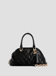 GUESS Women's Black Adelard Satchel Bag