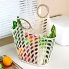 Drainable Washing Basket Sundries Fruit Vegetable Storage Basket