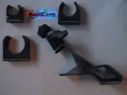 CLAMP ON PINCH PAN TILT MOUNT For Holley Shift Light's Sniper Racing VISOR CLIP