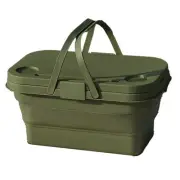 Foldable Storage Basket Set, Wilderness Sailor Picnic Basket, Compact7610