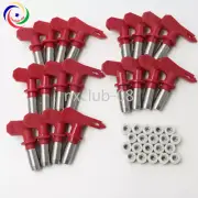 4*Red Airless Spray Gun Tips Fit for Titan/Wagner Paint Sprayer Nozzle Titan New