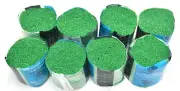 Spinnerin Wool Precut Rug Yarn SPRING GREEN #6824 NOS Lot of 8- 1 oz. Rolls