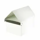 Sandleford White Crest Economy Post Mounting Letterbox