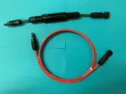 PV 10/12 AWG PC wires with connector,one wire with 1500v15A In-Line Fuse Holder