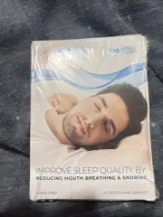 New Sealed Dr Johnes Mouth Strips Mouth Tape 120 Count 05/26