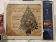 Pimpernel Trivet Casserole Stand We Wish You a Merry Christmas Tree NOS Holiday
